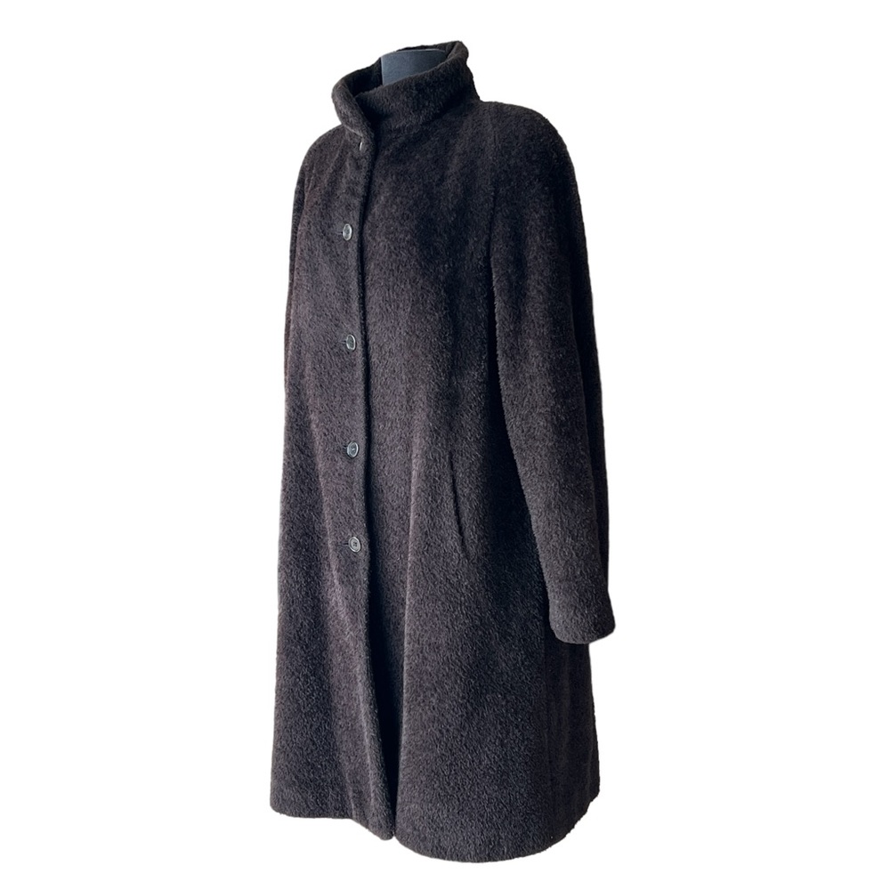 Steve By Searle Womens Coat Alpaca & Wool Full Length Overcoat Size 10